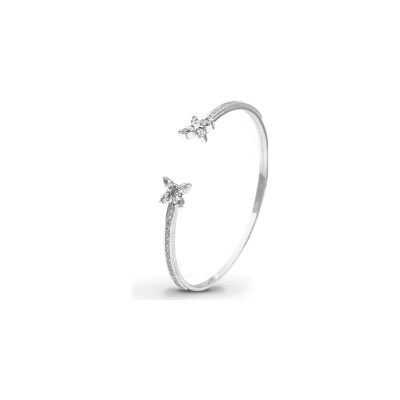 Bracelet Flex diamants or blanc