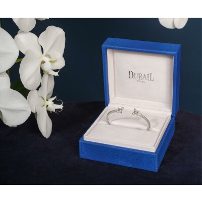 Bracelet Flex diamants or blanc