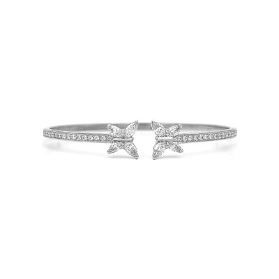 Bracelet Flex diamants or blanc