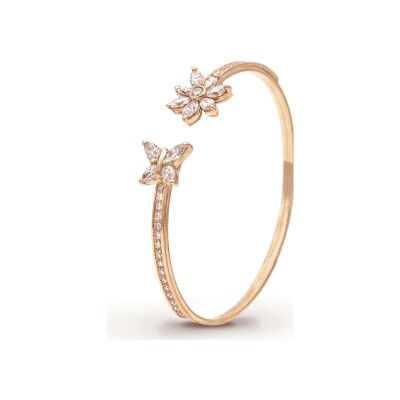 Flex Bracelet diamonds rose gold