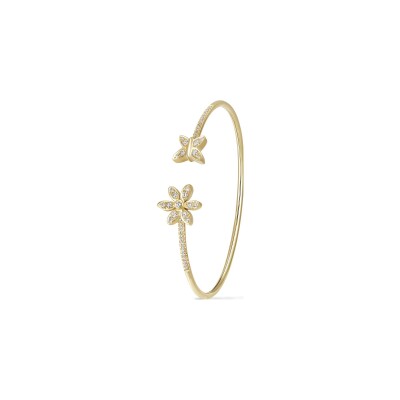 Bracelet diamonds yellow gold