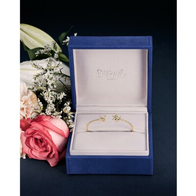 Bracelet diamonds yellow gold