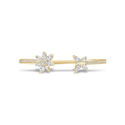 Bracelet Flex diamants or jaune
