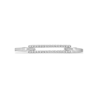 Bracelet diamants or blanc