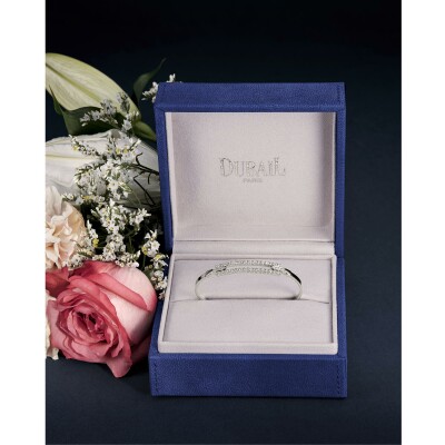 Bracelet diamants or blanc