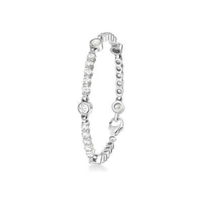 Bracelet Clos Bride diamants en or blanc