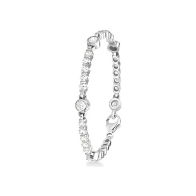 Bracelet Clos Bride diamants or blanc