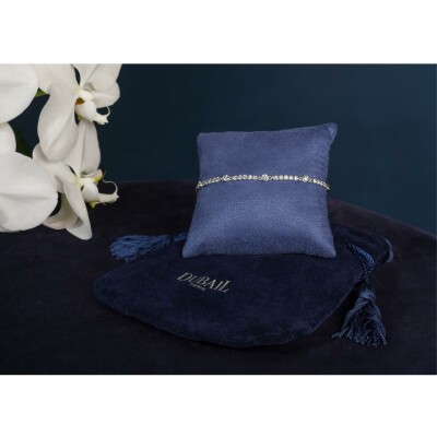 Bracelet Clos Bride diamants or blanc