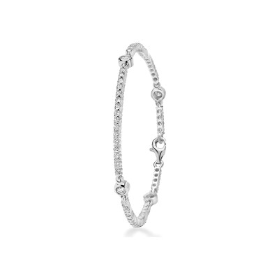 Bracelet Clos Bride diamants or blanc