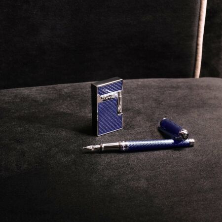 Rollerball S.T. Dupont Medium bleu-argent