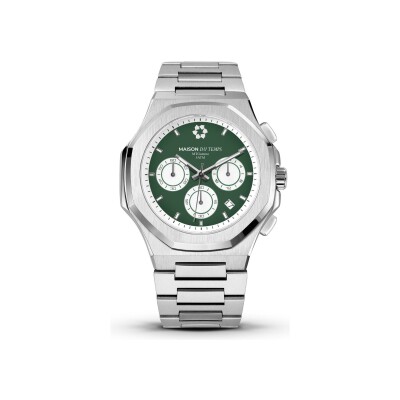 Montre Maison du Temps MTGamma Chronographe Vert Acier