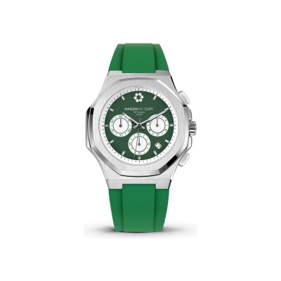 Montre Maison du Temps MTGamma Chronographe Vert Silicone Vert