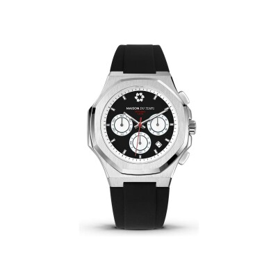 Montre Maison du Temps MTGamma Chronographe Noir Silicone Noir