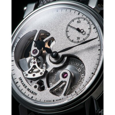 Montre Speake Marin Openworked Sandblasted Titanium