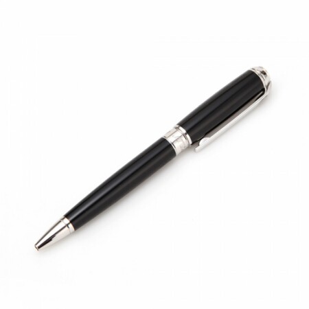 Stylo bille S.T. Dupont Line D Medium noir et palladium