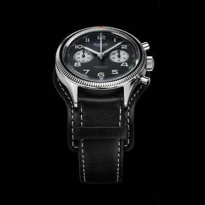 Montre Hanhart 1882 Pioneer 417 ES Flyback Reverse Panda 42