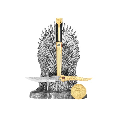 Coffret prestige S.T. Dupont Set Collector instrument d'écriture Game of Thrones noir