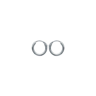 Boucles d'oreilles créoles belOReil en argent