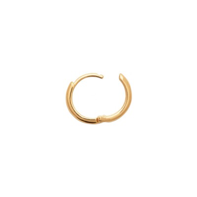Boucle d'oreille créole belOReil en plaqué or et oxyde de zirconium