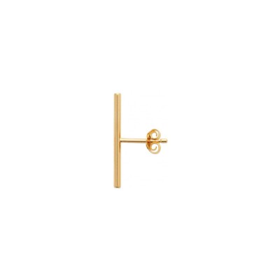 Boucle d'oreille belOReil Bâton en plaqué or