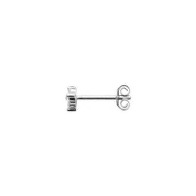 Boucle d'oreille belOReil en argent et oxyde de zirconium