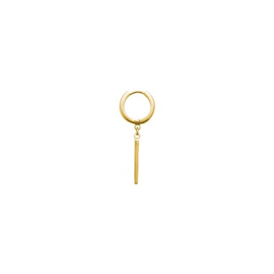 Boucles d'oreilles créoles belOReil en plaqué or et oxydes de zirconium