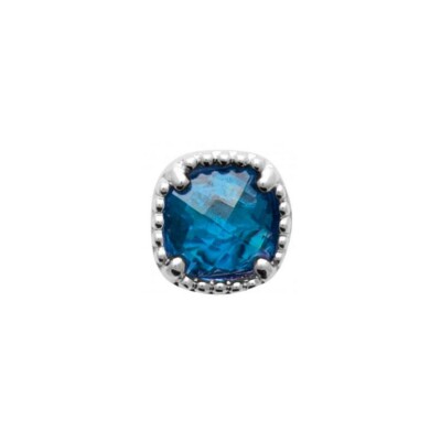Boucle d'oreille belOReil en argent et oxydes de zirconium