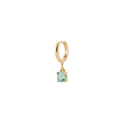 Boucles d'oreilles créoles belOReil en plaqué or et oxyde de zirconium