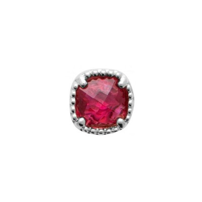 Boucle d'oreille belOReil en argent et oxydes de zirconium