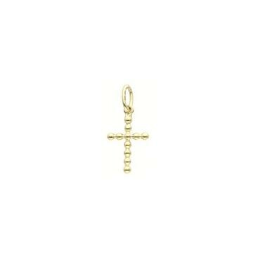Pendentif croix en or jaune