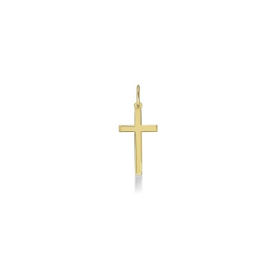 Pendentif croix en or jaune