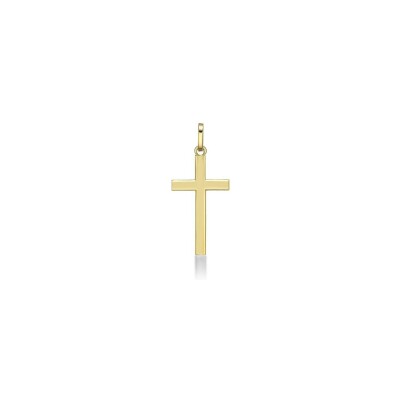 Pendentif croix en or jaune