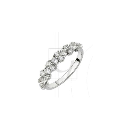 Alliance en or blanc et diamants de 2.24ct