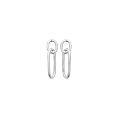 Boucles d'oreilles pendantes belOReil en argent