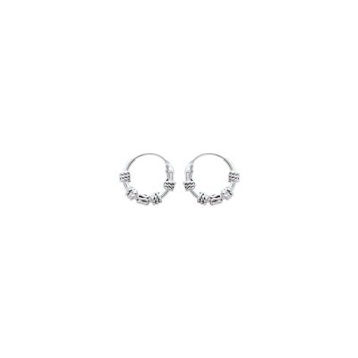 Boucles d'oreilles créoles belOReil en argent
