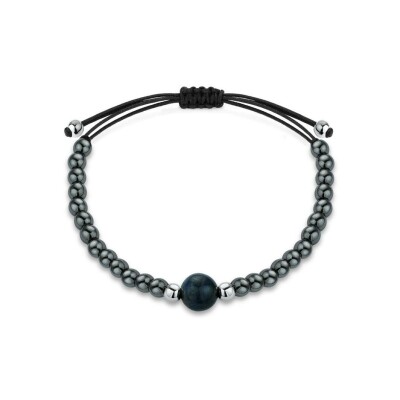 Bracelet en or blanc et saphir