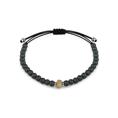 Bracelet en or blanc et diamant