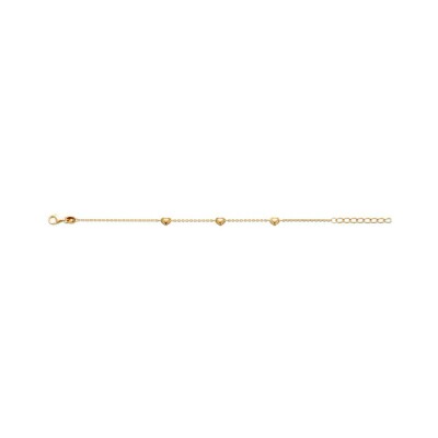 Bracelet belOReil Cœur en plaqué or