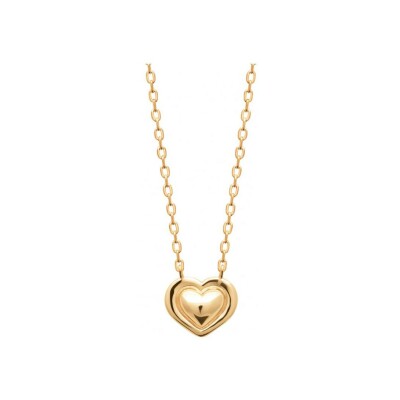 Collier belOReil Cœur en plaqué or