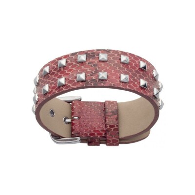 Bracelet Rouge en cuir