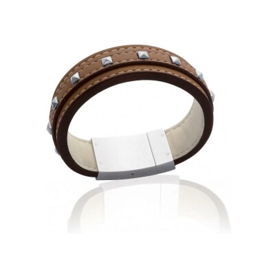 Bracelet Marron en cuir