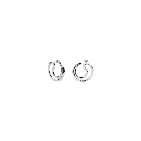 Boucles d'oreilles Signe Particulier en argent