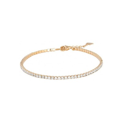 Bracelet belOReil Aurélia en plaqué or et oxydes de zirconium