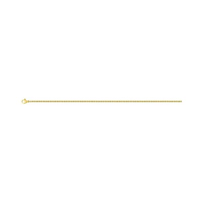 Collier en acier doré, taille 45cm