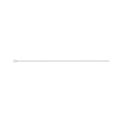 Collier en acier, taille 45cm
