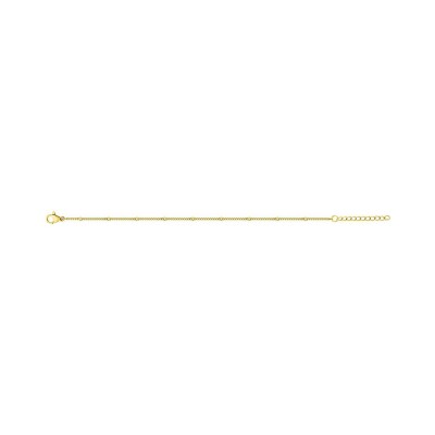 Bracelet en acier doré