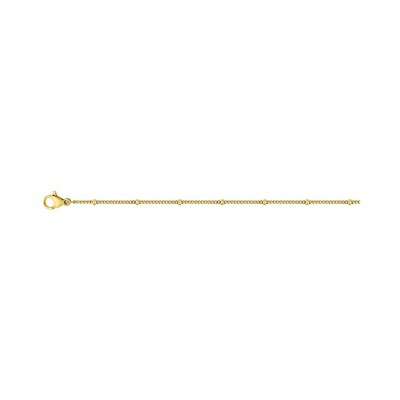 Collier en acier doré