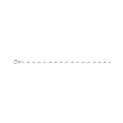 Collier en acier, taille 38cm