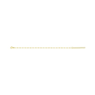 Bracelet en acier doré