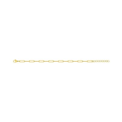 Bracelet en acier doré